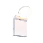 LED outdoor wall light Adour, matt white, tiltable, CCT, IP44