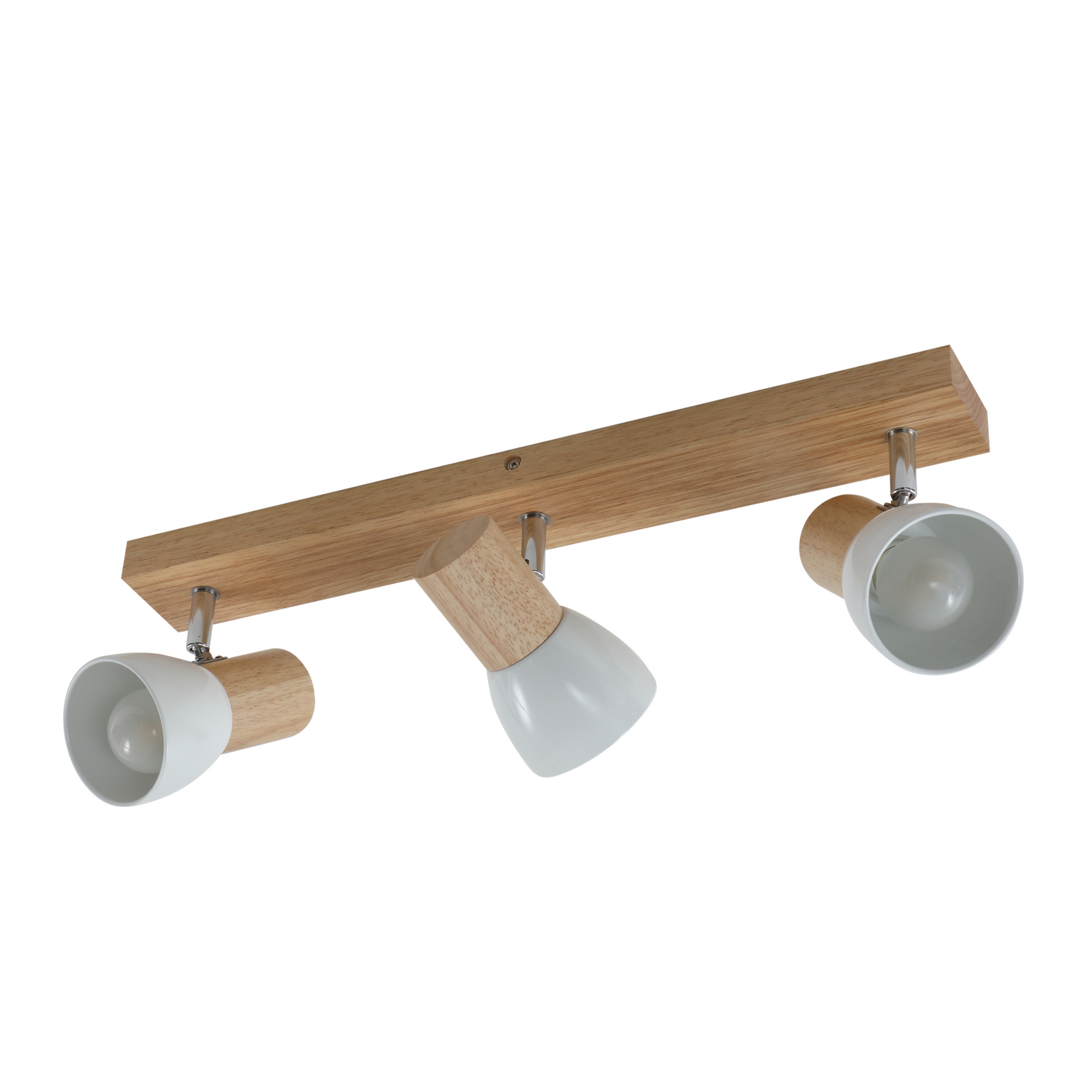 Thorin 3 Deckenleuchte Wood/White - Lindby