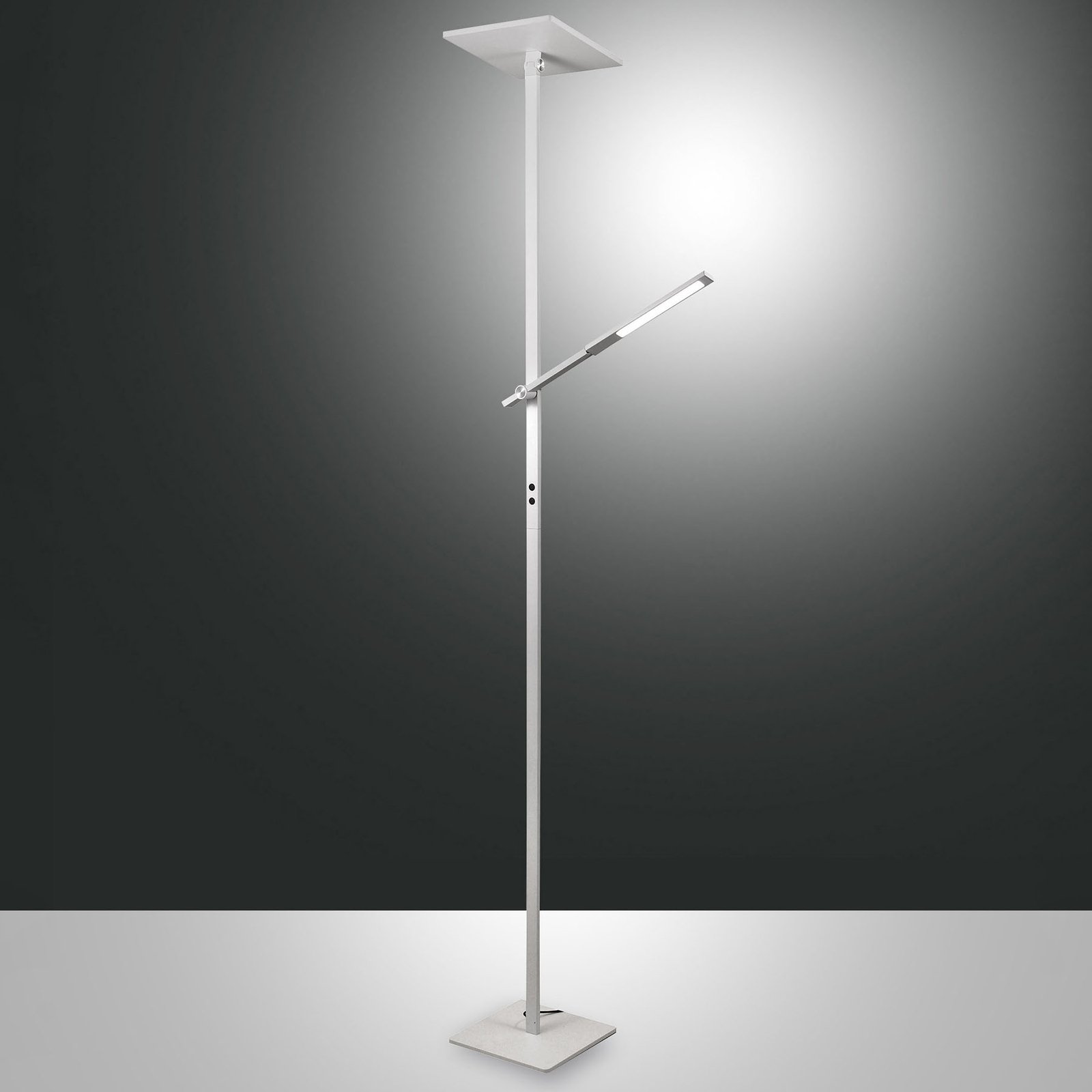 Ideal LED floor lamp with reading arm, adjustable