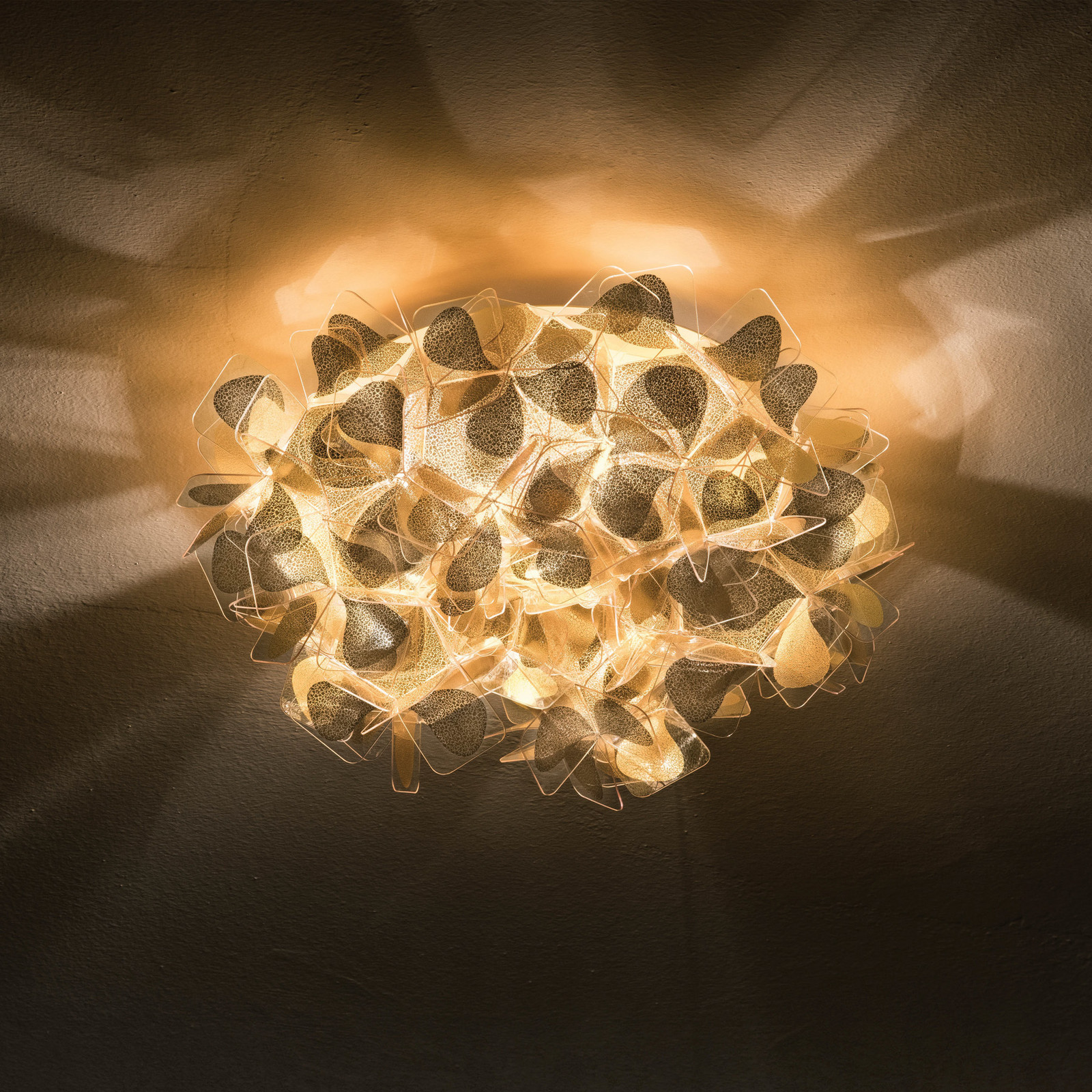 Slamp Ouro Clizia Mama Non Mama Candeeiro De Parede Dourado Ø32cm