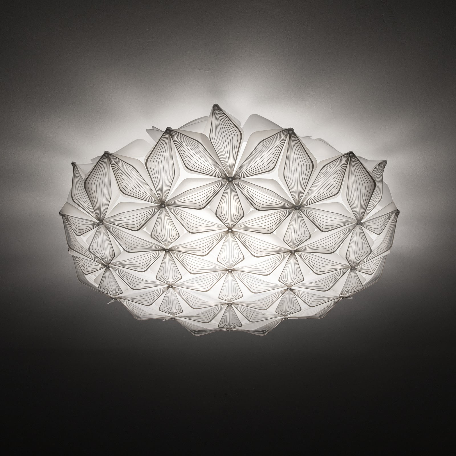 C'EST LA VIE Deckenlampe, weiß, Ø 71 cm, 3-flg., E27