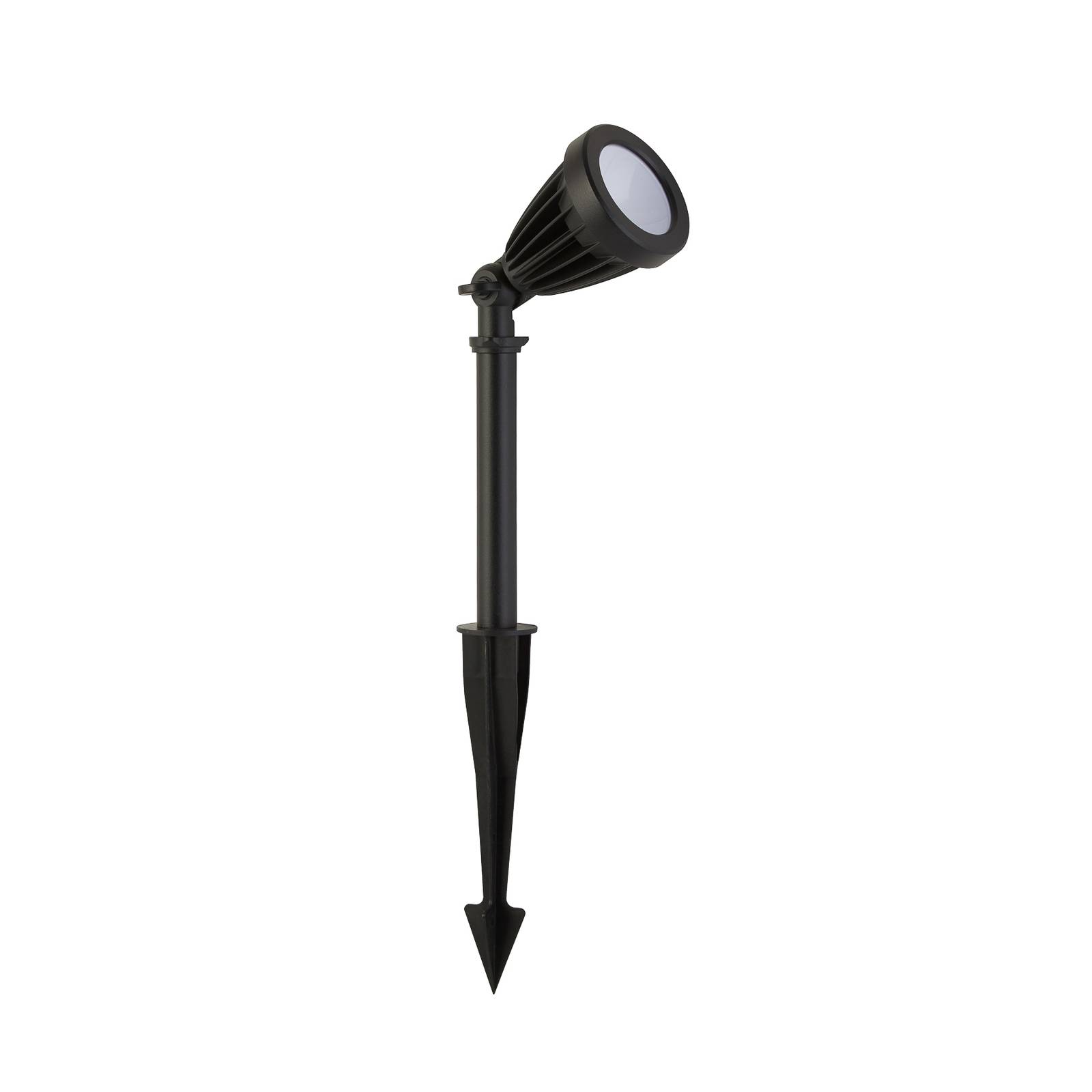 LED-Erdspießstrahler Spikey schwarz Metall 25 cm IP54