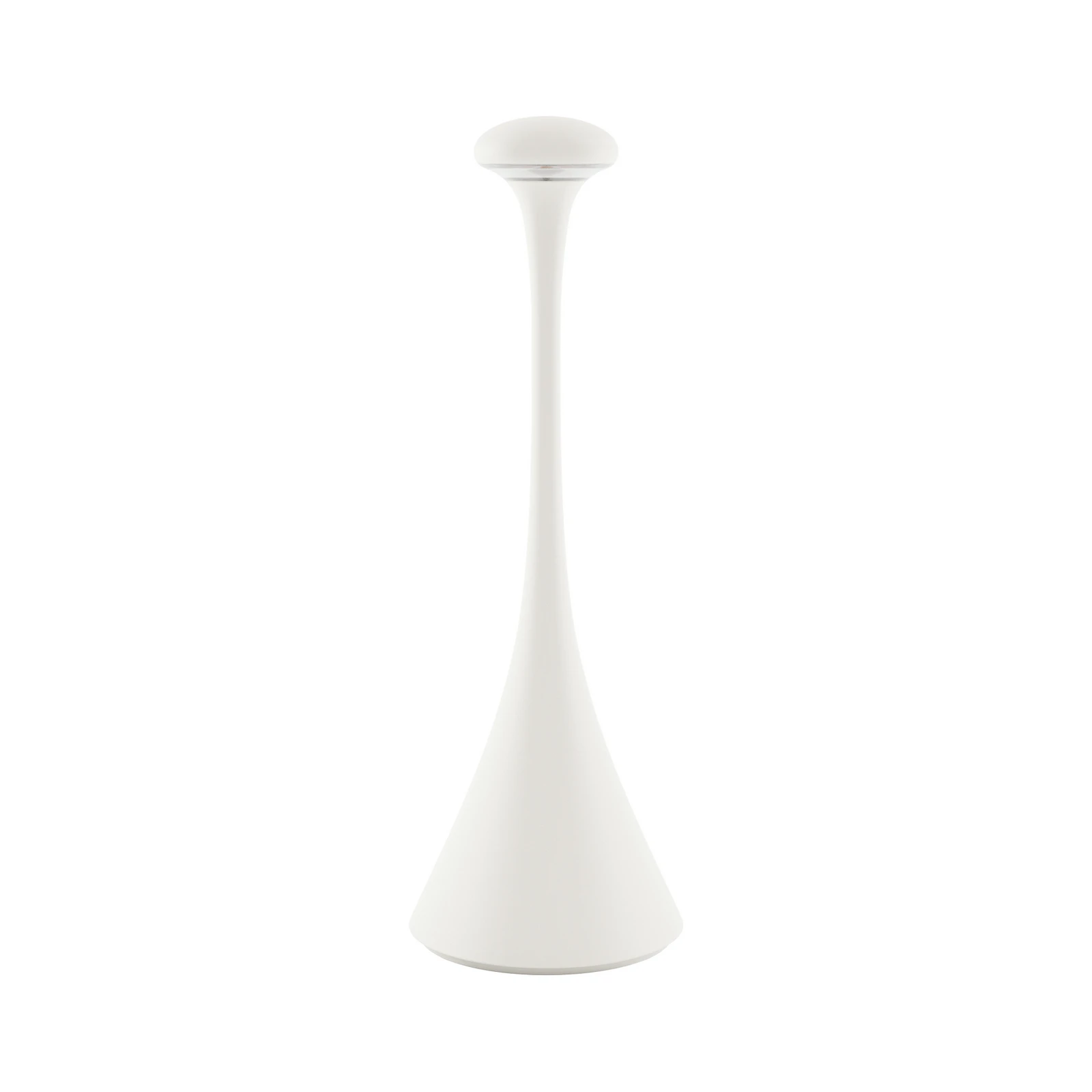 Candeeiro de mesa recarregável Nudrop LED, IP54, branco neve