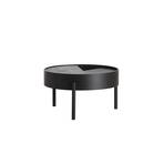 Arc Coffee Table Ø66 Black Ash - Woud