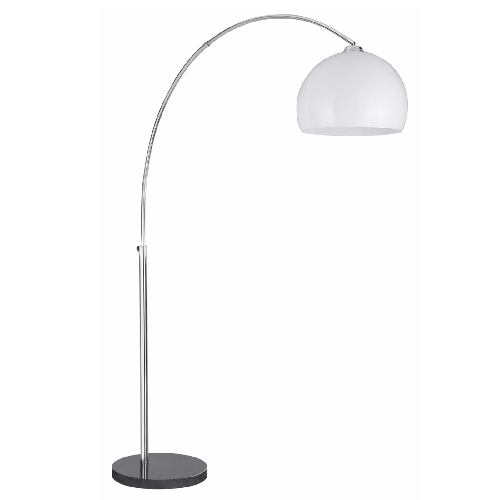 Arcos arc lamp with marble base