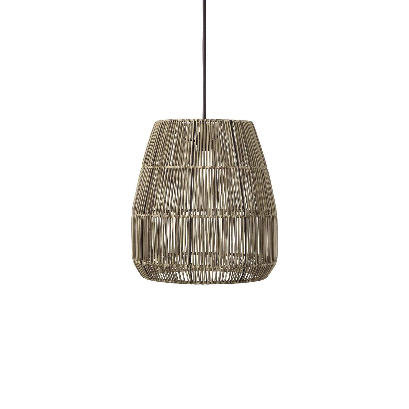 PR Home outdoor hanging light Saigon, natural/grey, Ø 38 cm, UK