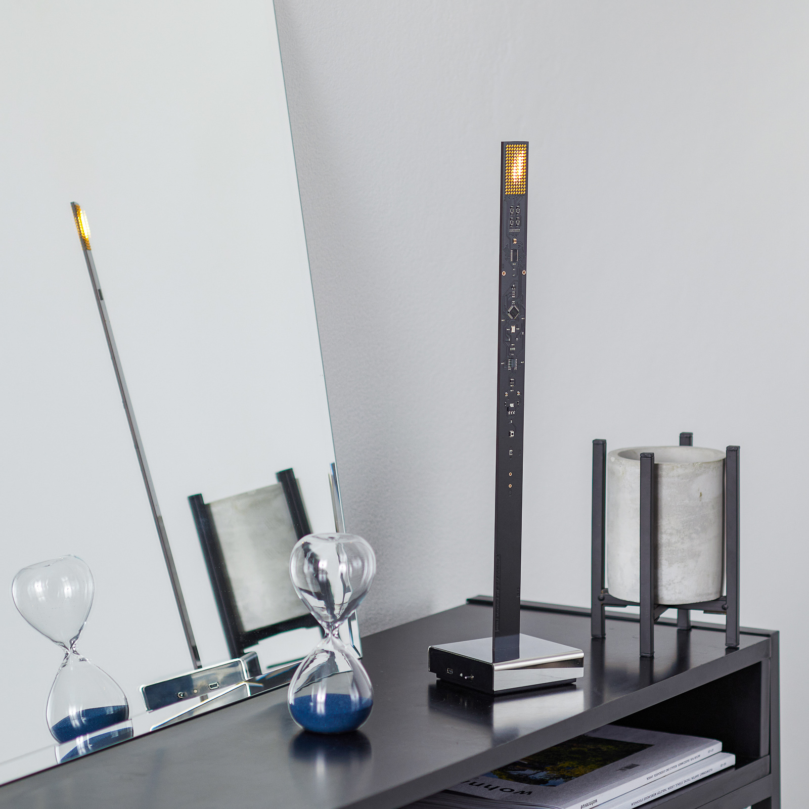 My New Flame Portable Lampe de Table Noir - Ingo Maurer