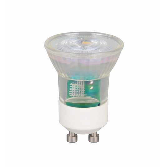 LED-Reflektor mini, GU10, 4 W, 4.000 K, transparent, dimmbar