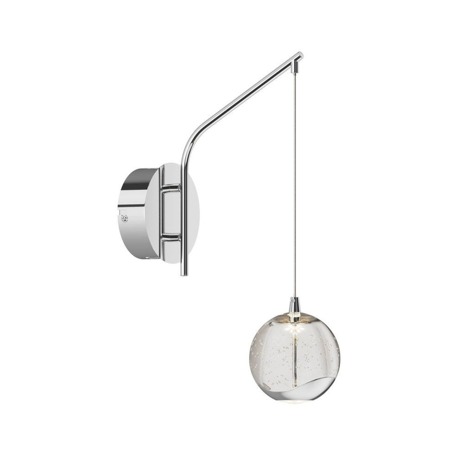 Hayley LEDWall Lamp Chrome - Lucande