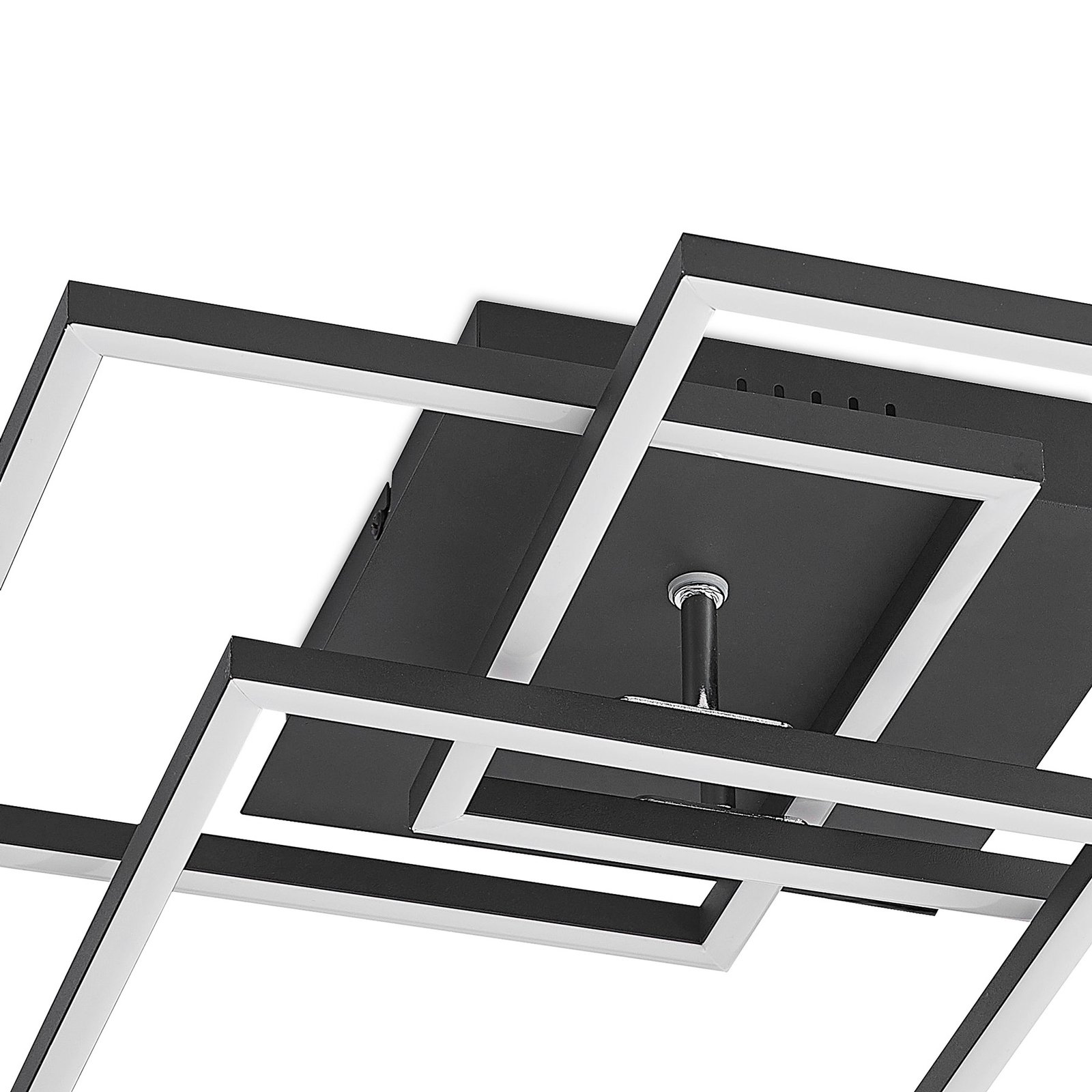 Qiana Square Mennyezeti Lámpa LED Black - Lindby