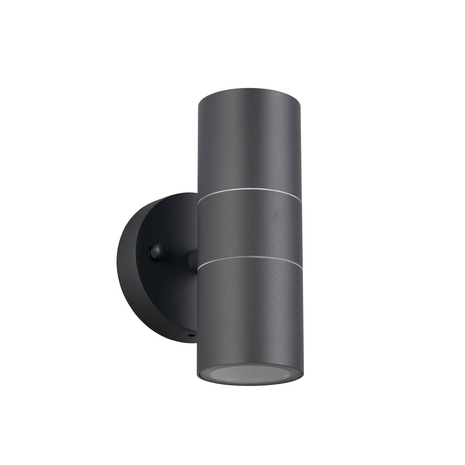 Außenwandlampe Turia, anthrazit, Höhe 16 cm, Metall