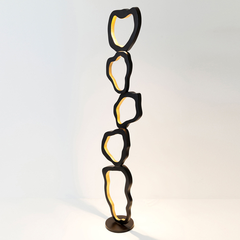 LED vloerlamp Infernale, 5-lamps
