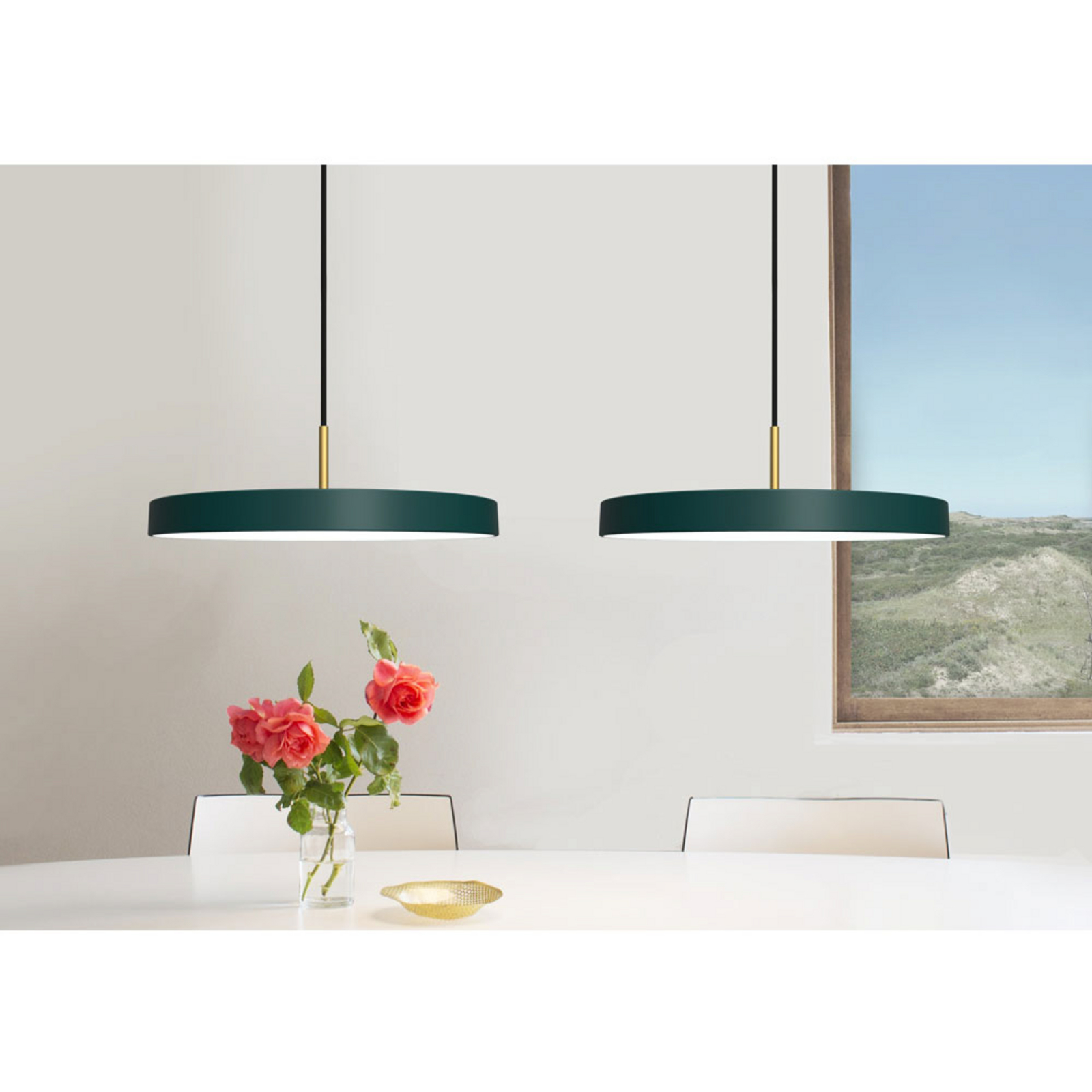 Asteria Pendant Forest Green - UMAGE