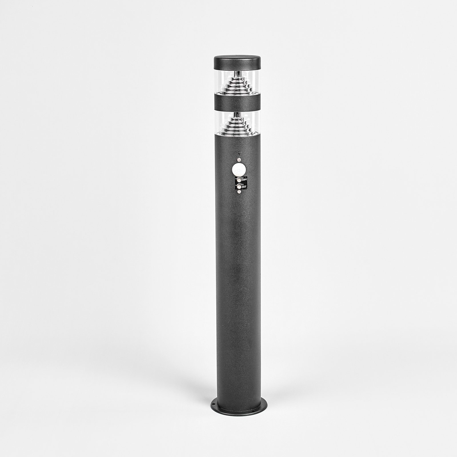 Lanea LED Gartenleuchte w/Sensor Black/Clear - Lindby