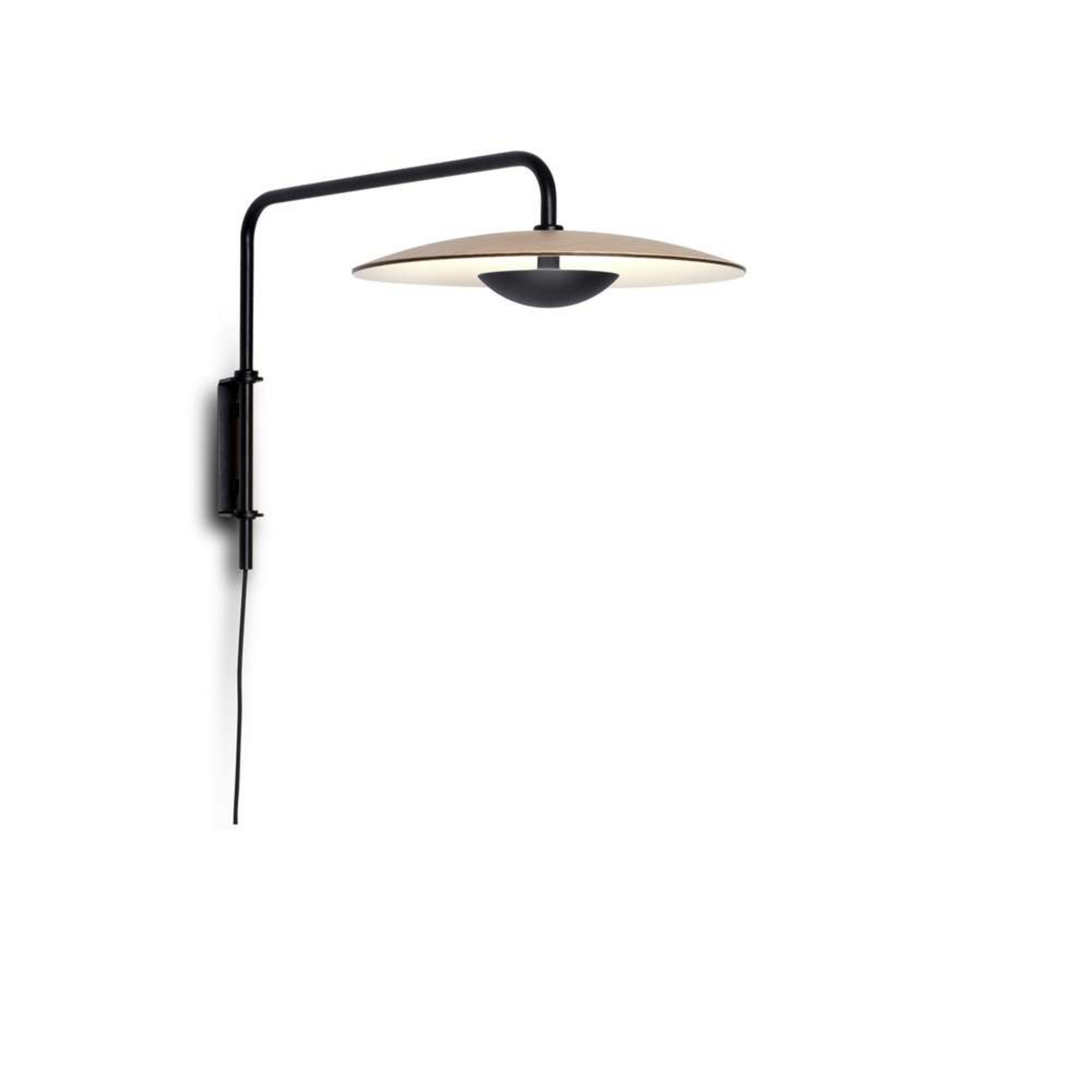 Ginger A Wandleuchte Dimmable Plug-in Oak - Marset