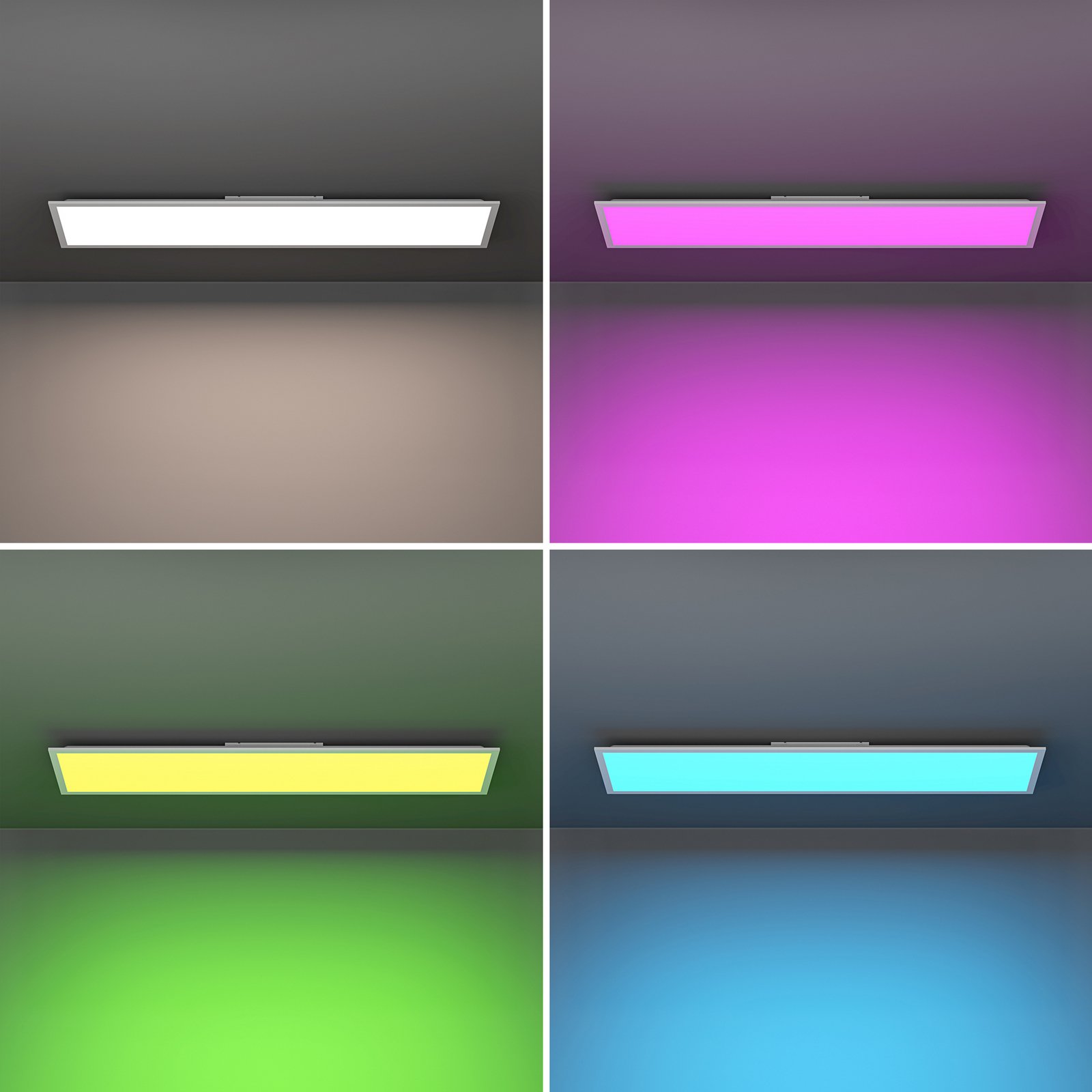 EGLO connect Lámpara LED de techo Moradillo-Z, blanca, 29 cm