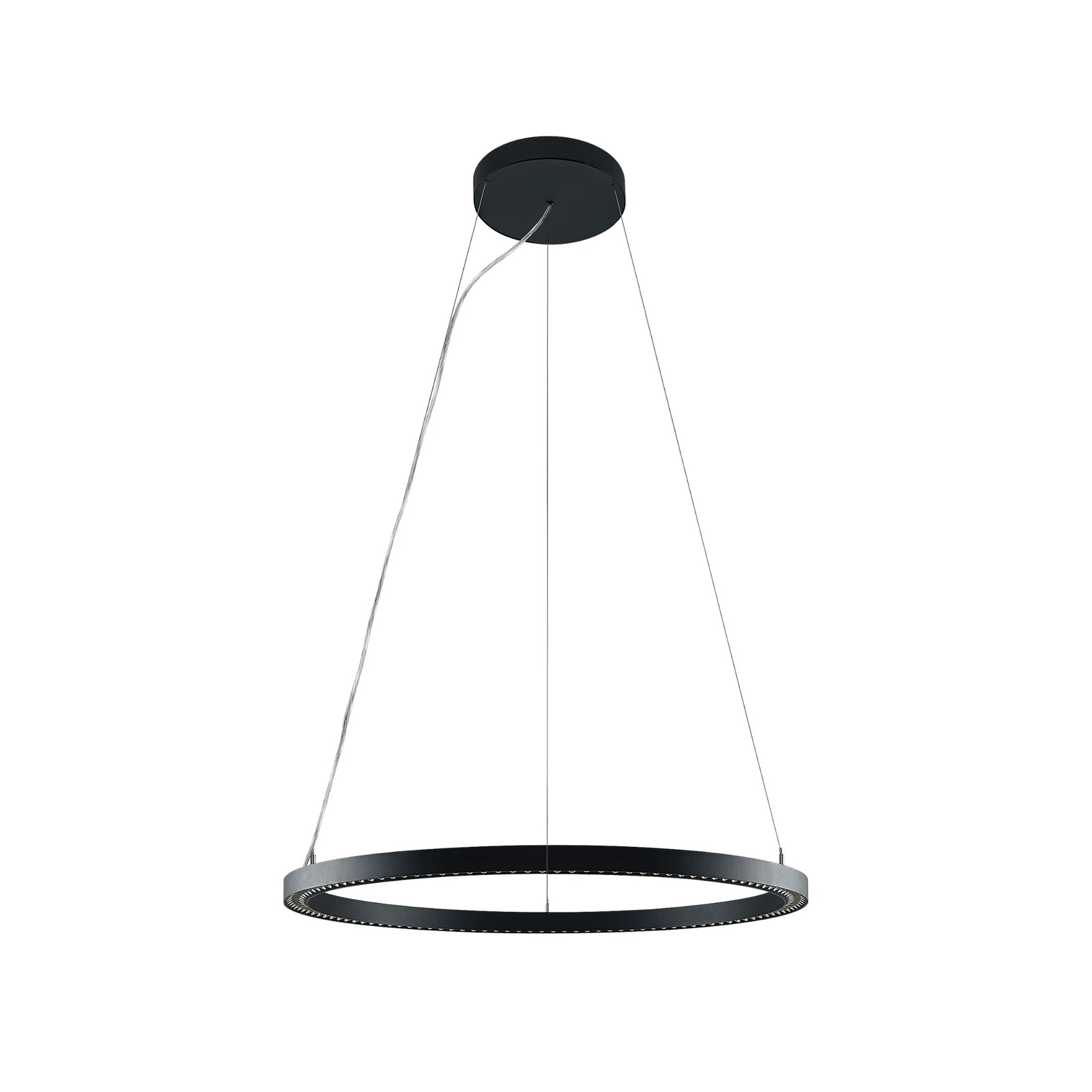 Molto Luce LED-es függőlámpa Perfora Pro, fekete, Ø 90,5 cm