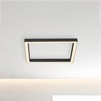 Paul Neuhaus Pure-Lines LED-loft kvadrat antracit