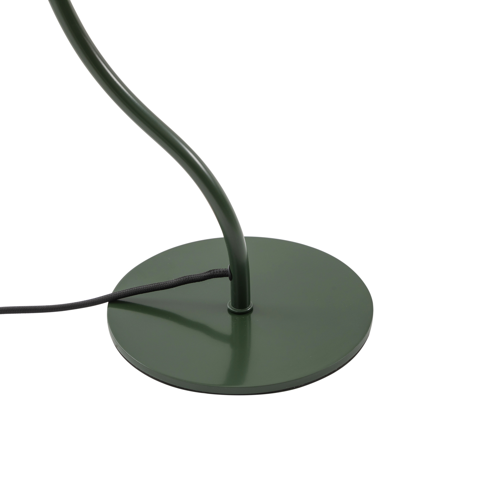 Kovová stolní lampa Lucande Arvadon, zelená