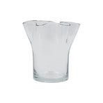 Vaso HDPlis, trasparente, altezza 17 cm, vetro - House Doctor