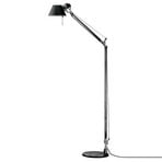 Tolomeo Reading Lámpara de Pie Negro con Aluminio Pie - Artemide