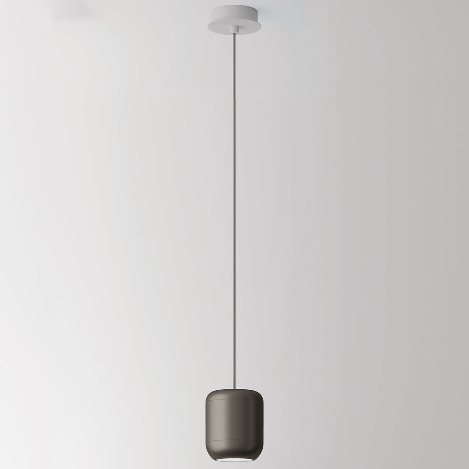 Axolight Urban LED hanglamp 26 cm nikkel mat