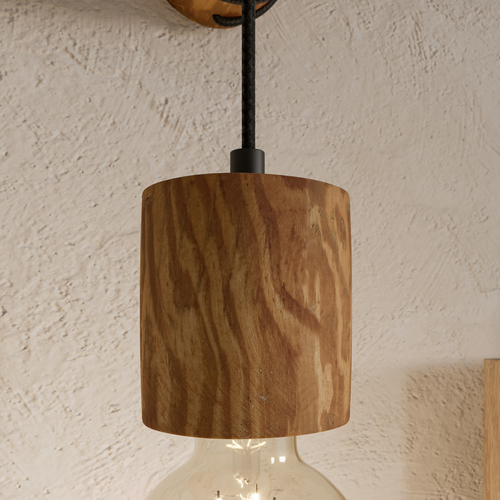 Envostar Terra wall light, light pine, 1-bulb
