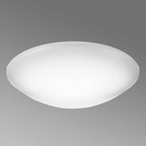 Grote LED plafondlamp Suède uit kunststof
