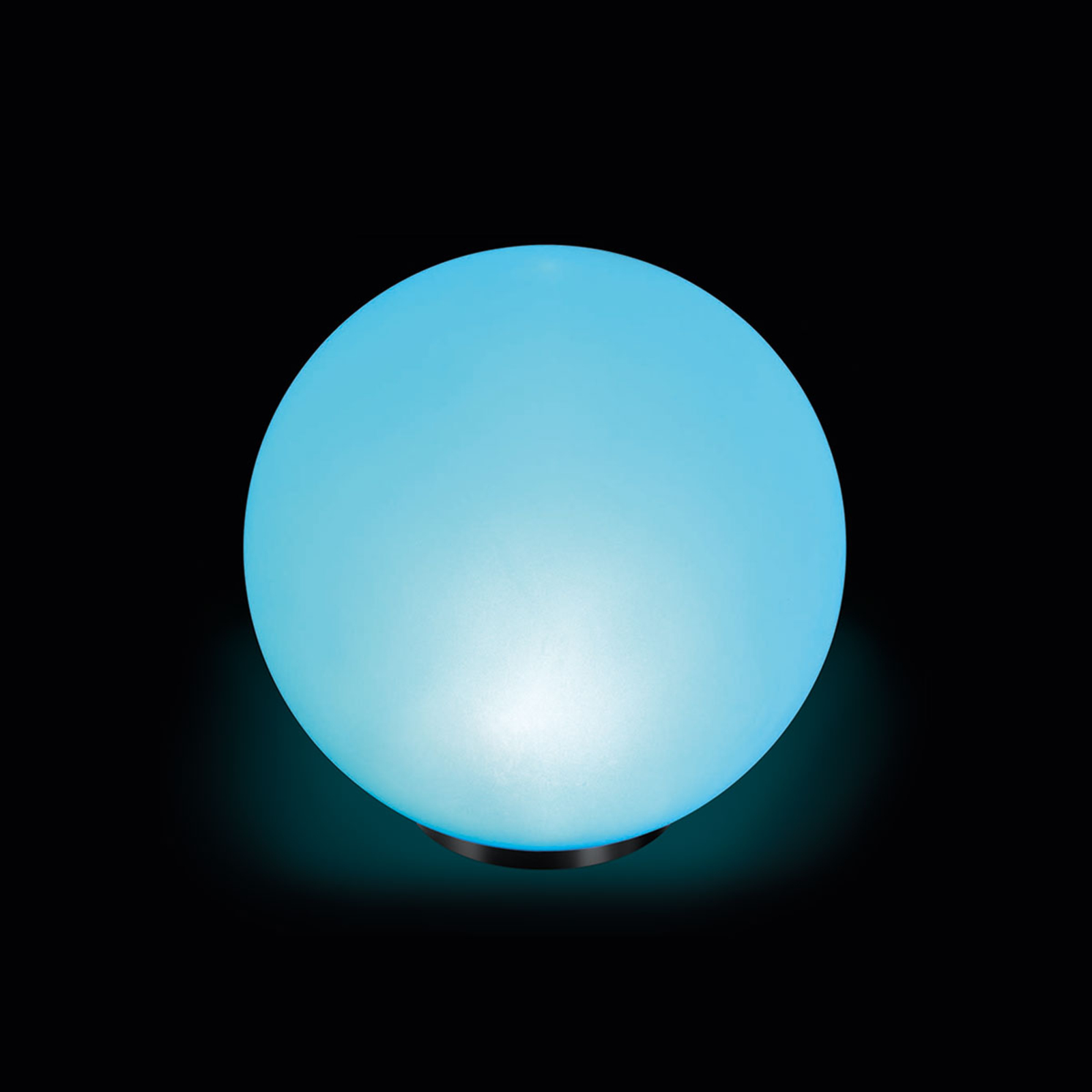 Luz decorativa LED bola solar multicolorida, Ø 20 cm