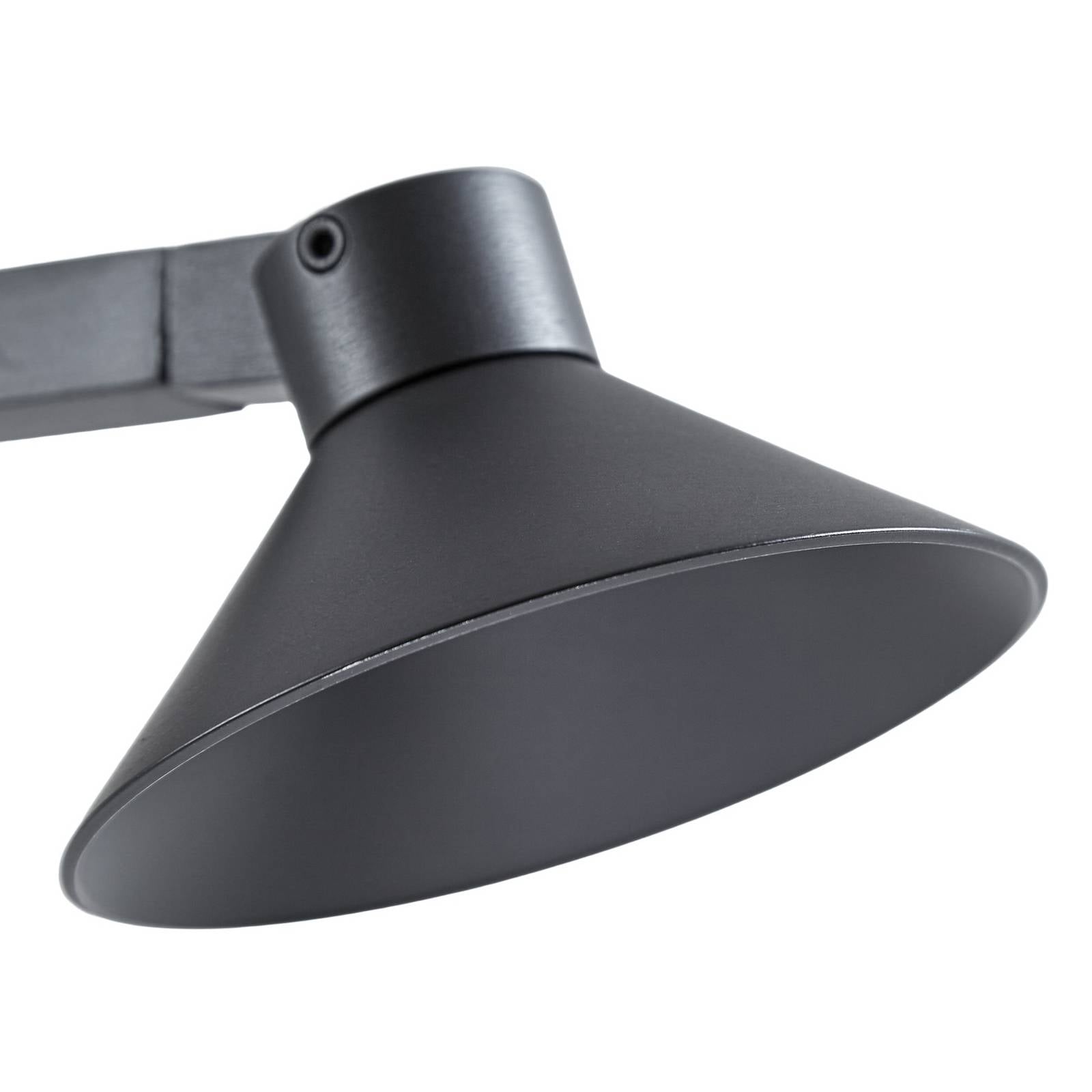 Żyrandol LED Lucande Steve, czarna, 113 cm, 6-punktowa regulacja jasności,
