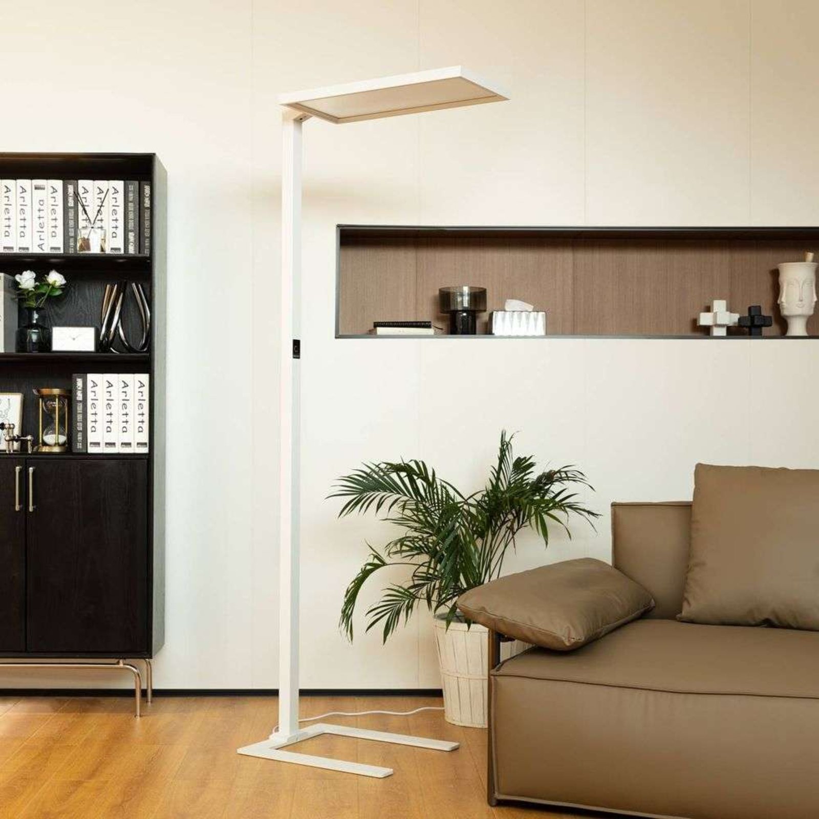 Nelus LED Lampadar w/Sensor White - Arcchio