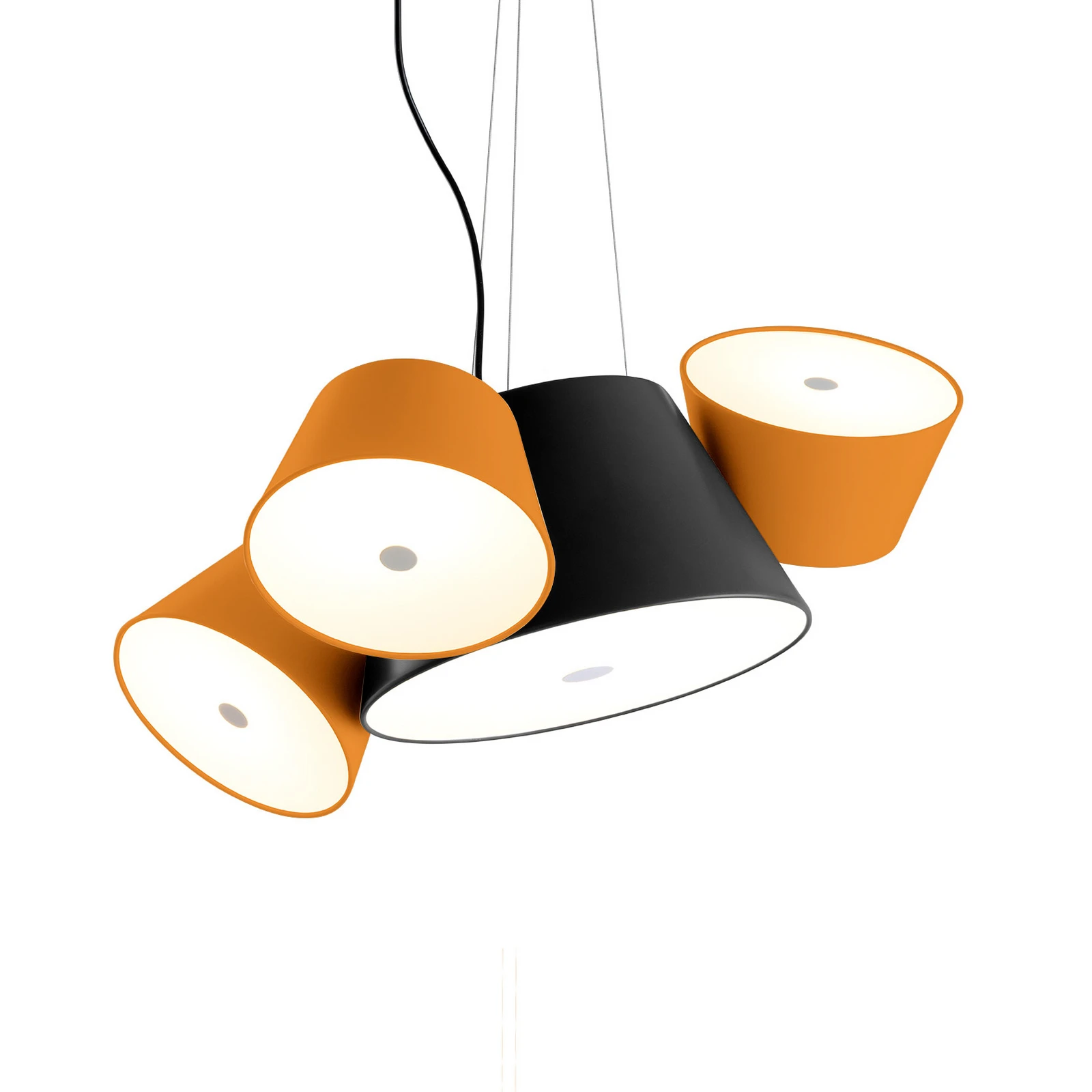 MARSET Tam Tam Mini, matt, schwarz/orange