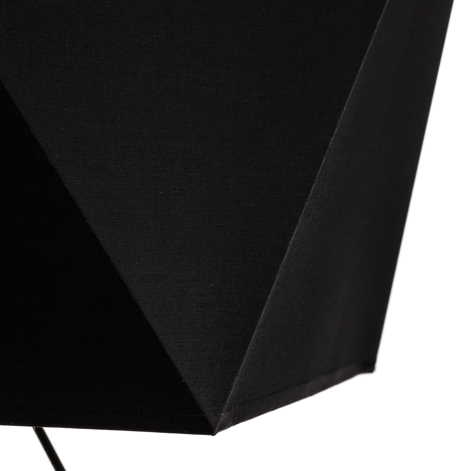 Tischleuchte Karo mit Käfigfuß Höhe 57cm schwarz