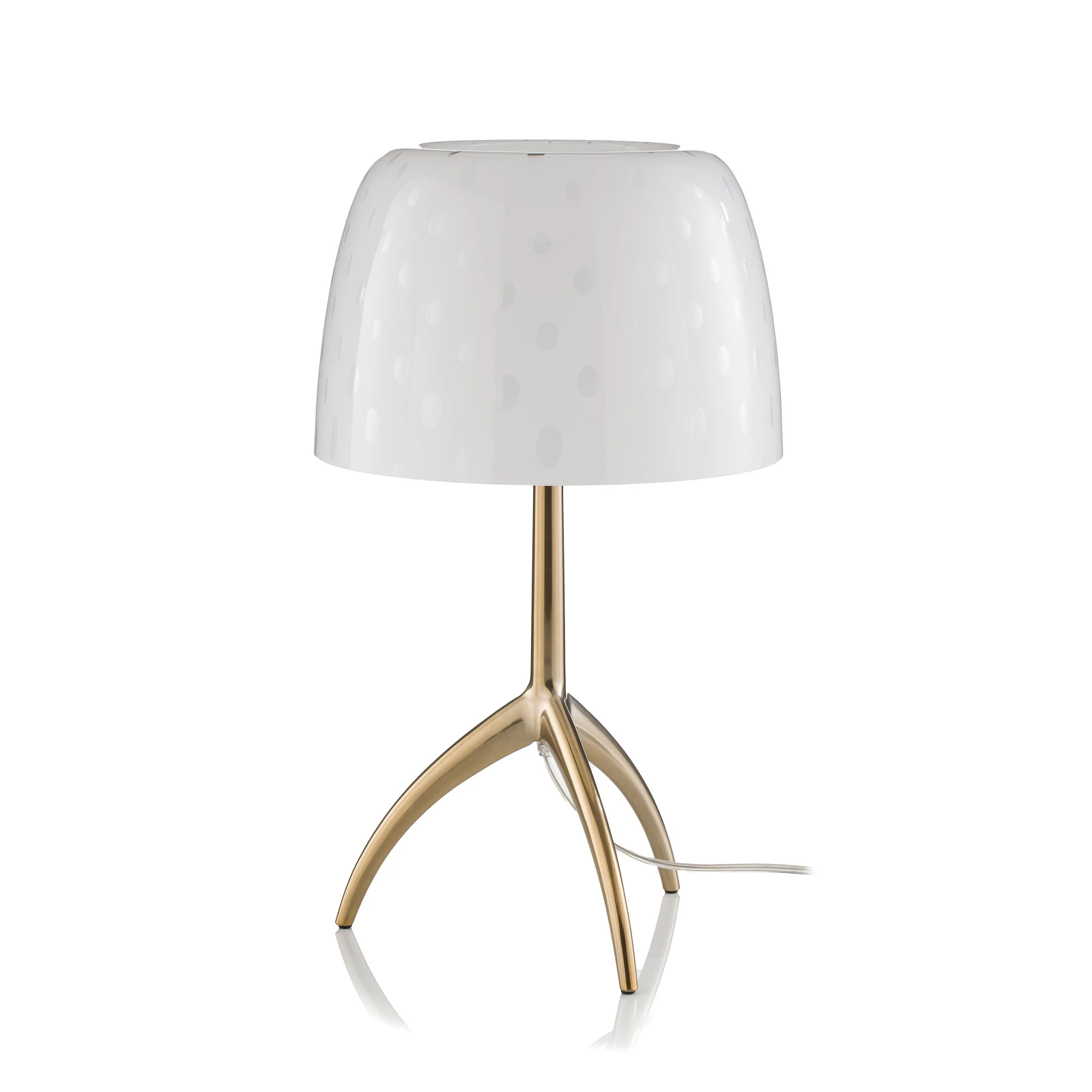 Foscarini Tischleuchte Lumiere 30, 45 cm, Blasenglas, dim.