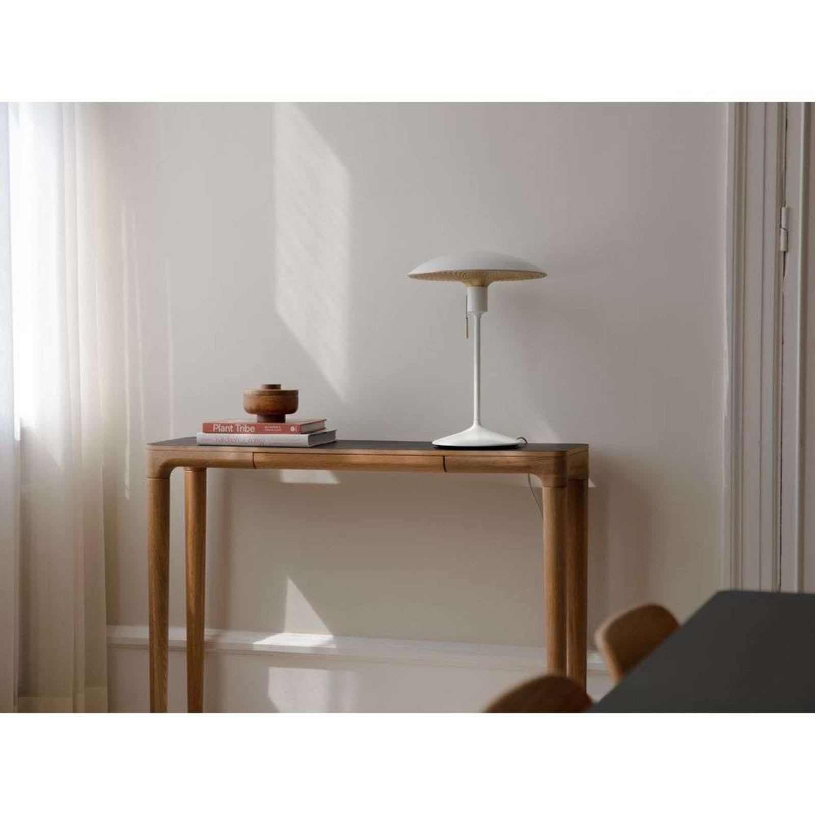 Manta Ray Lampada da Tavolo White/Brass - UMAGE