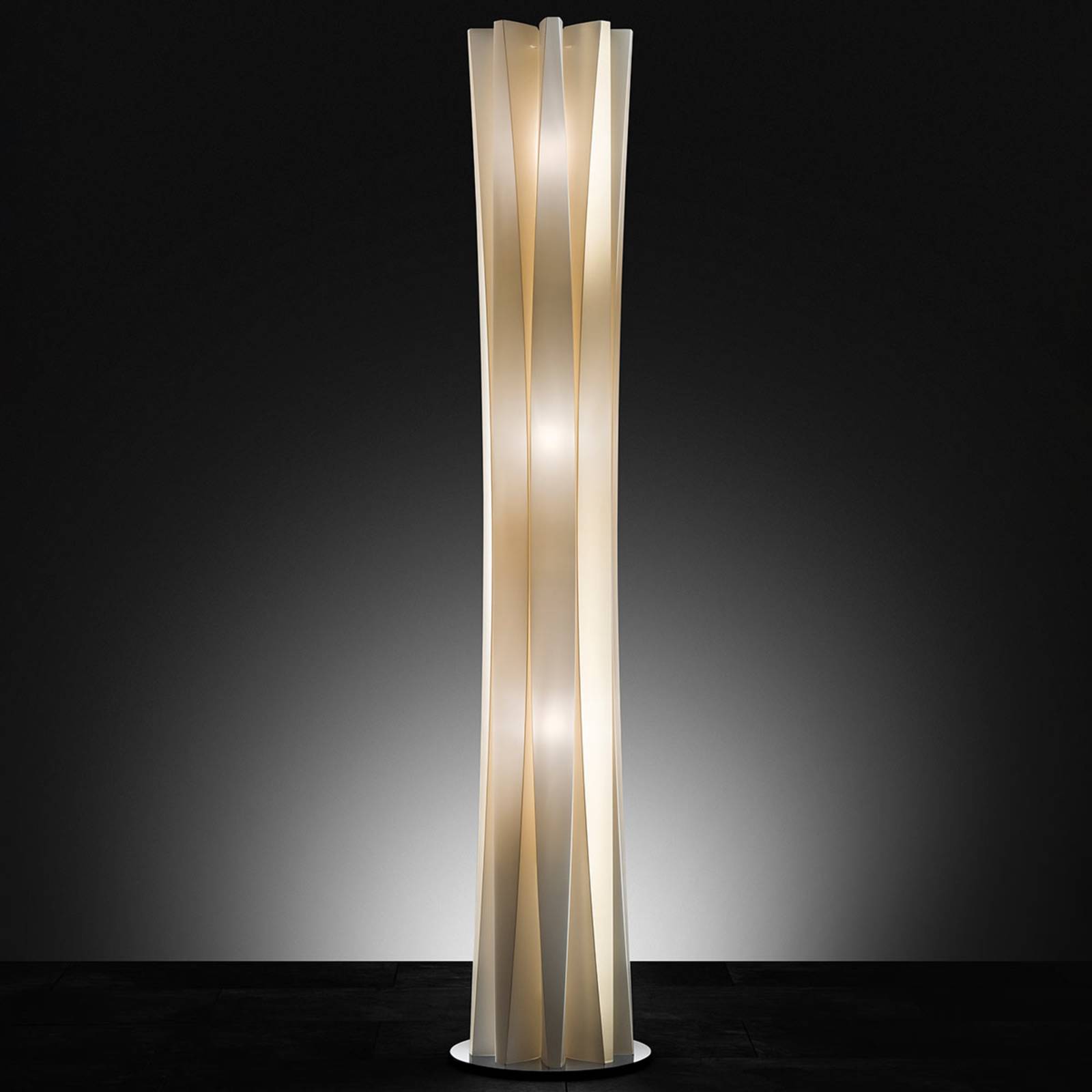 Slamp Bach gulvlampe, højde 161 cm, guld
