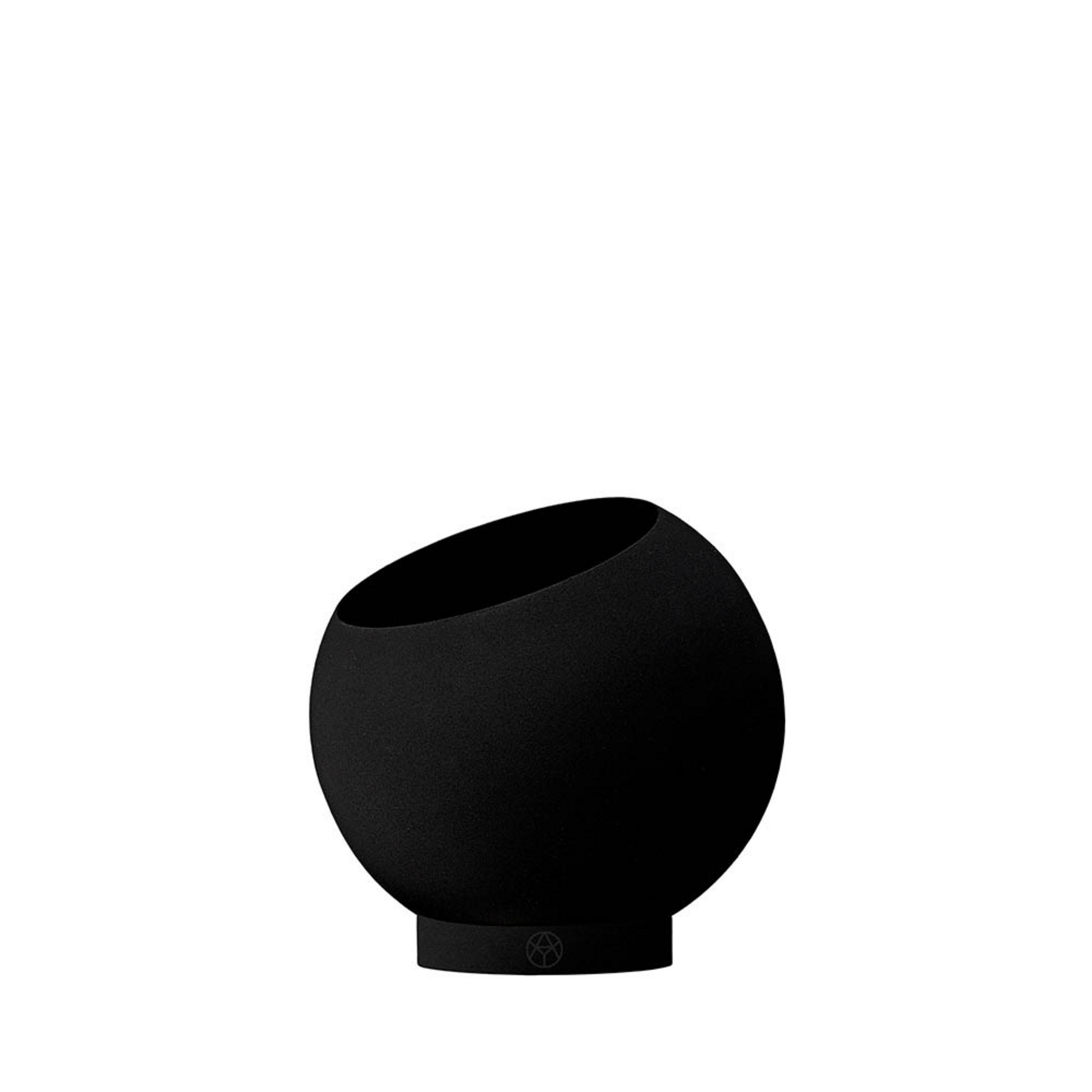Globe Pot de Fleurs Ø17xH15,4 Black - AYTM