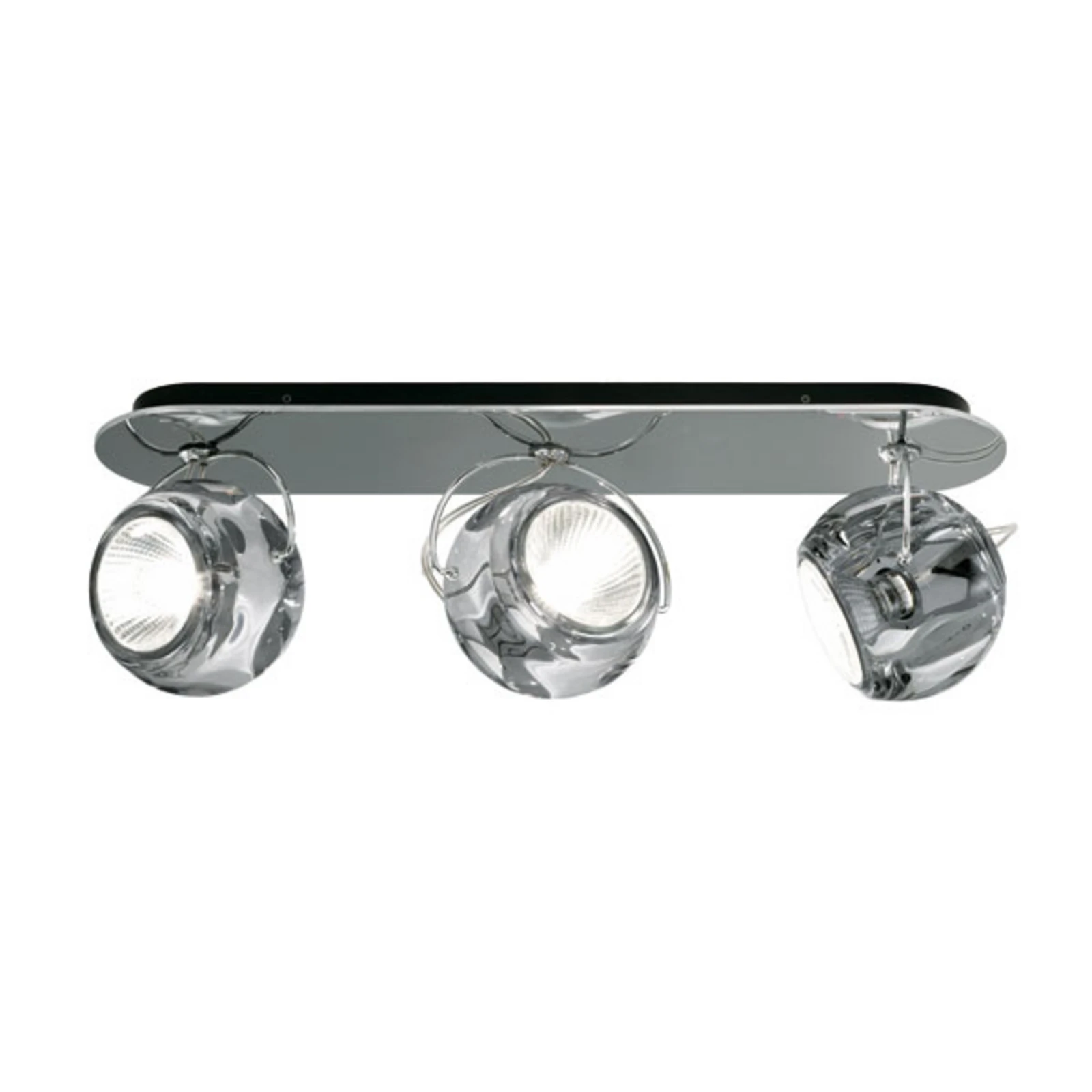 Fabbian Beluga Colour - ceiling spotlight, 3-bulb