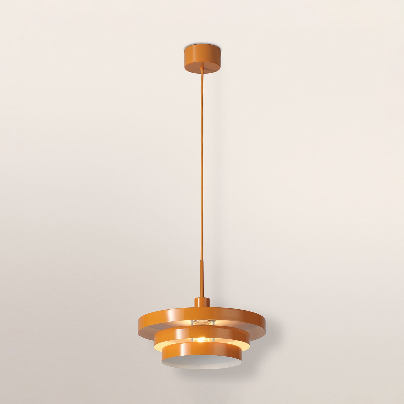 „OSRAM“ pakabinamas šviestuvas „Decor Layer“, oranžinis, Ø 40 cm, metalinis „OSRAM“ pakabinamas šviestuvas „Decor Layer“, oranžinis, Ø 40 cm, metalinis