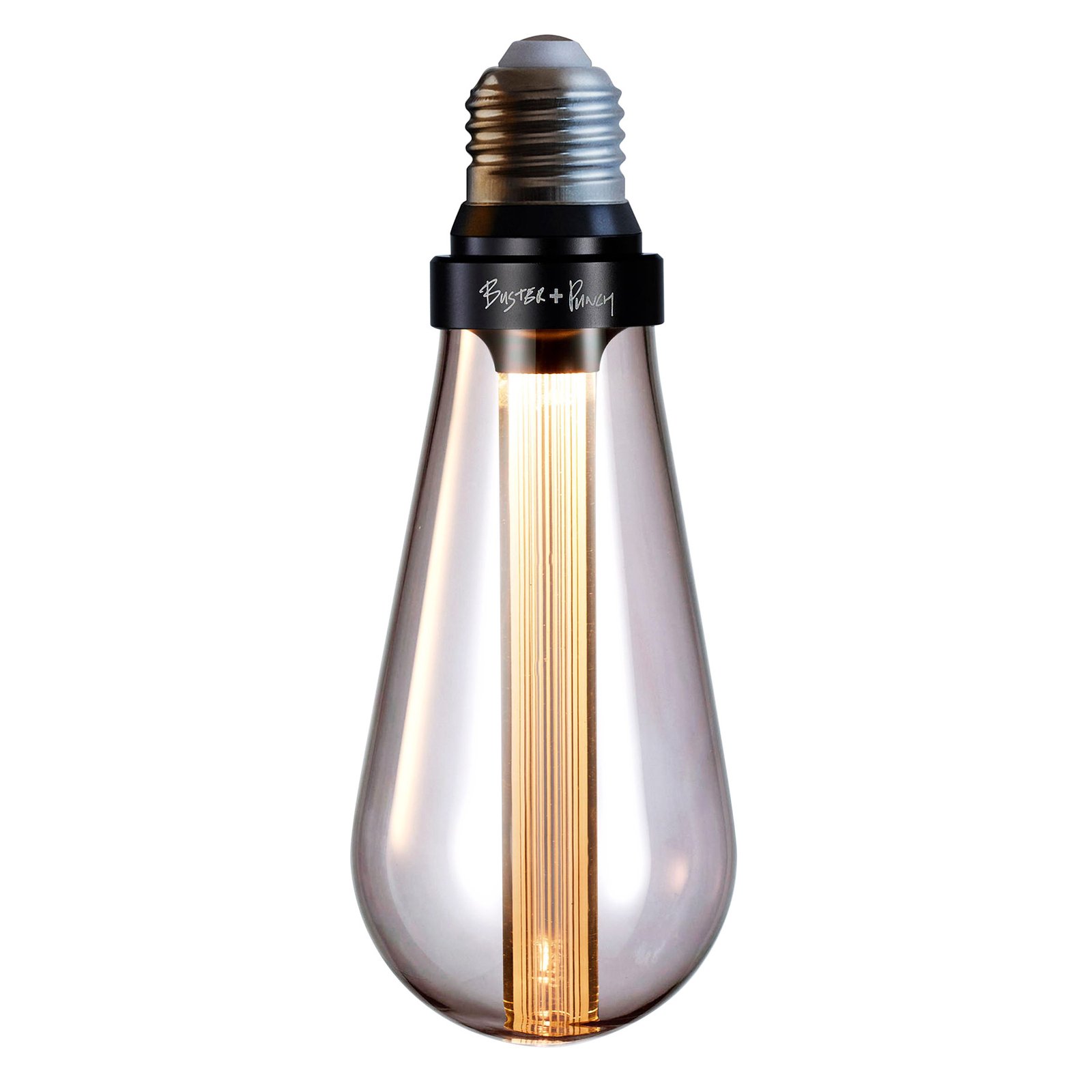 Buster + Punch LED-pære E27 2W dimbar smoked