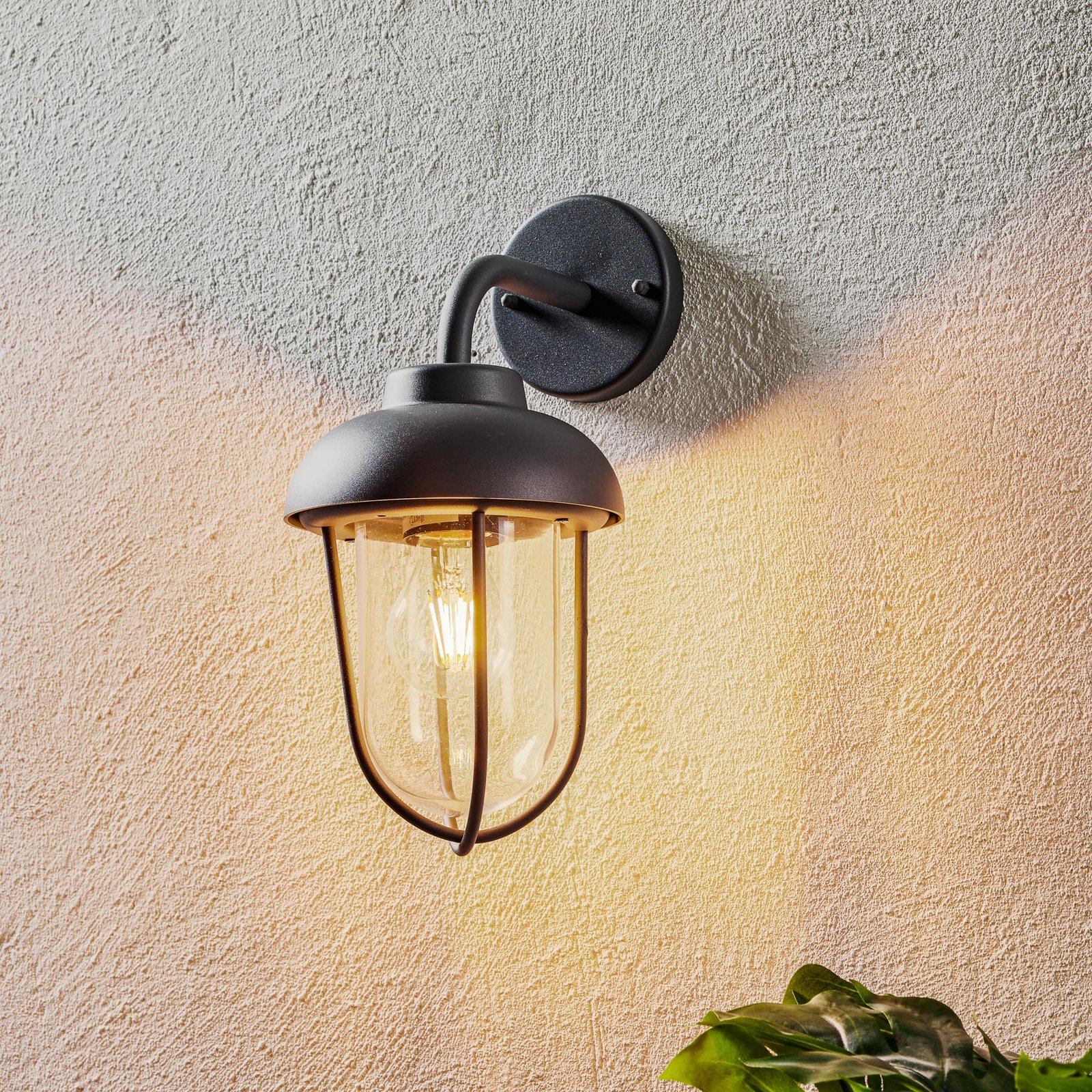 Duero outdoor wall light vintage style, anthracite