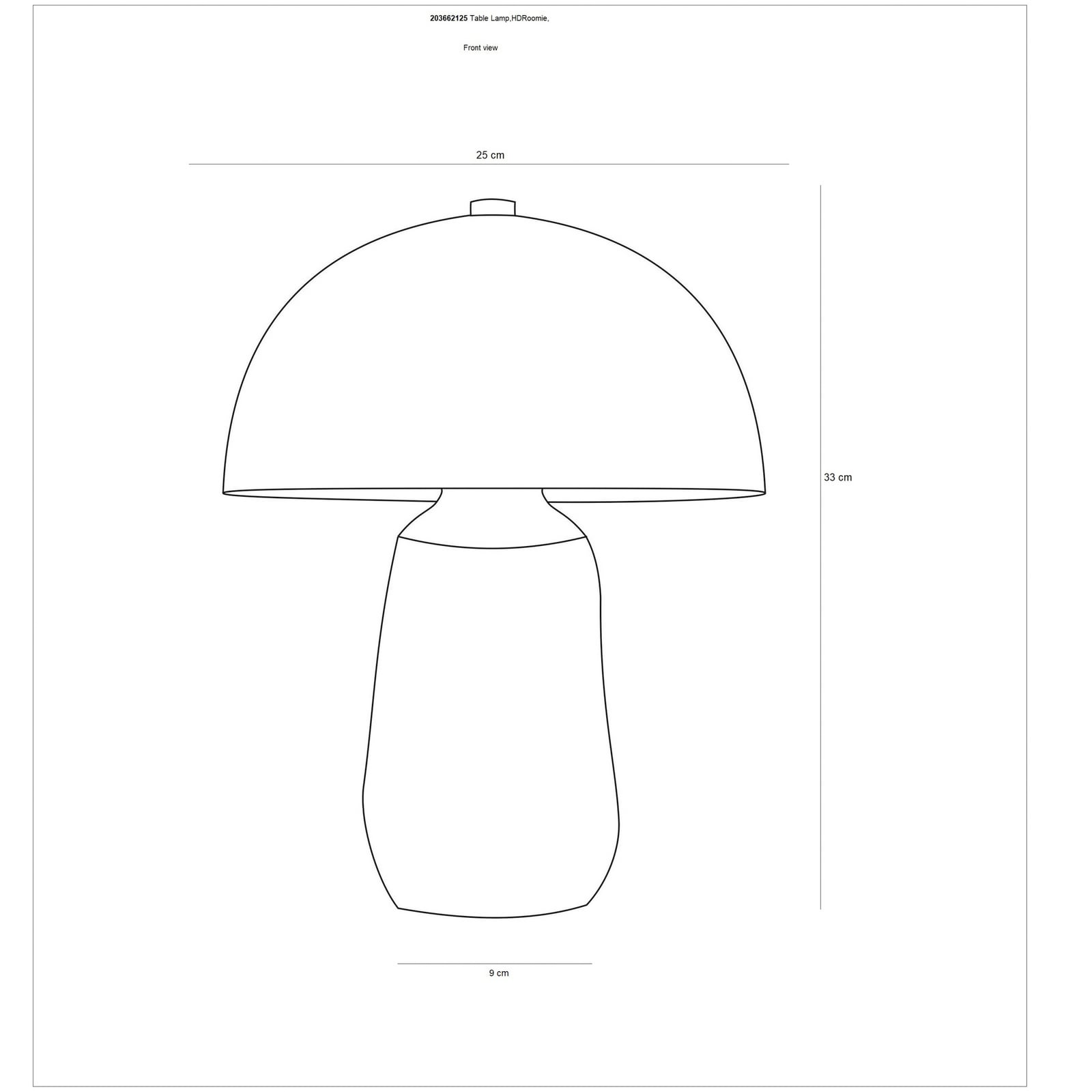 Lampada da tavolo HDRoomie, argento spazzolato, metallo - House Doctor