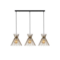 Riippuvalaisin Kirpi 3089 3-fg. lineaarinen Ø34cm kultainen