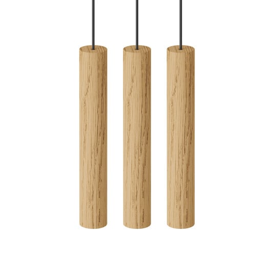Chimes Cluster 3 Závěsná Lampa Oak - UMAGE