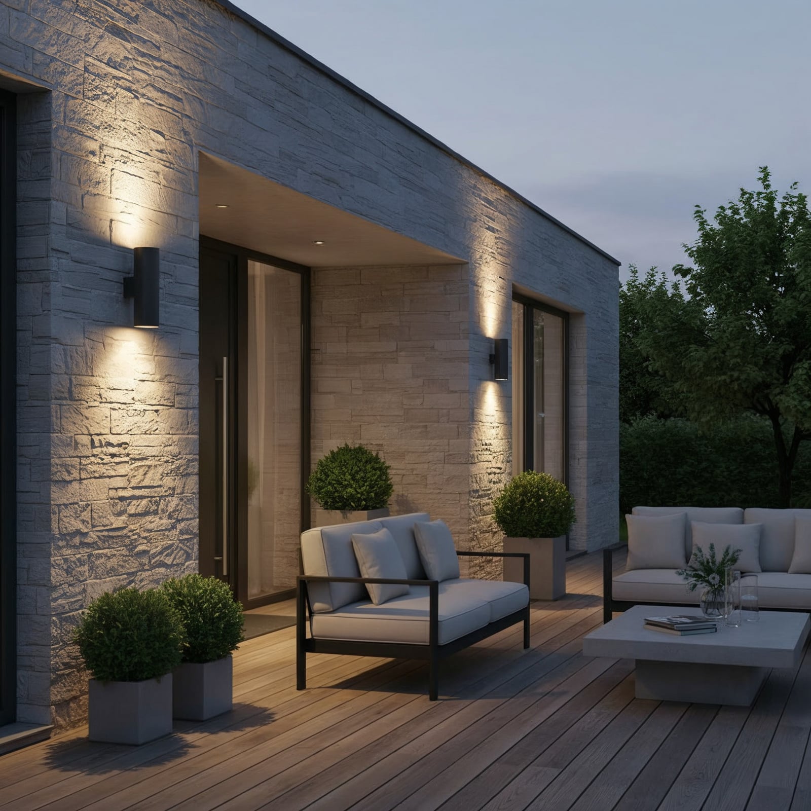 Ideal Lux външна стенна лампа Gun антрацитен алуминий, Ø 11 cm, Ideal Lux външна стенна лампа Gun антрацитен алуминий, Ø 11 cm,