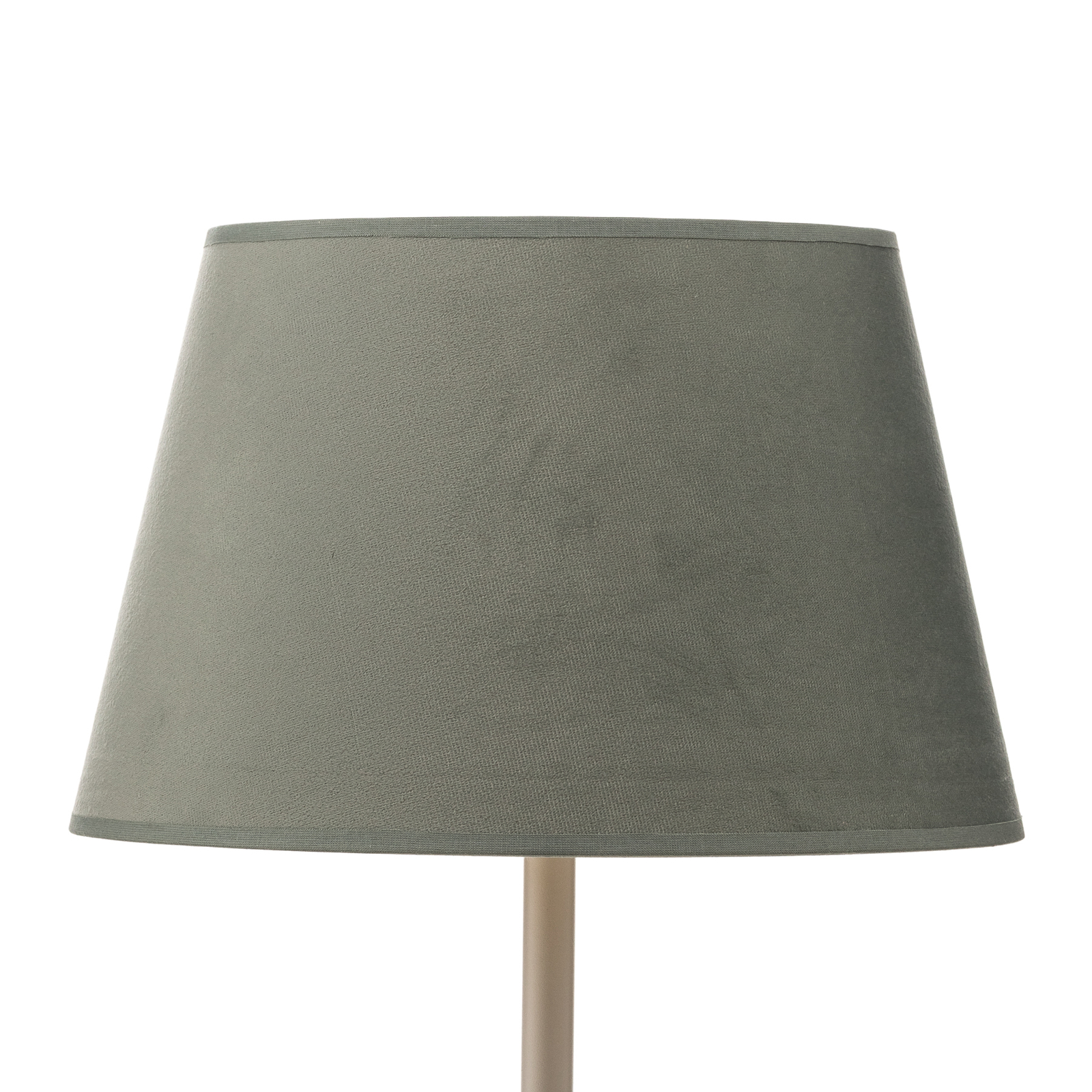 Cone lampshade height 18 cm, mint green/gold