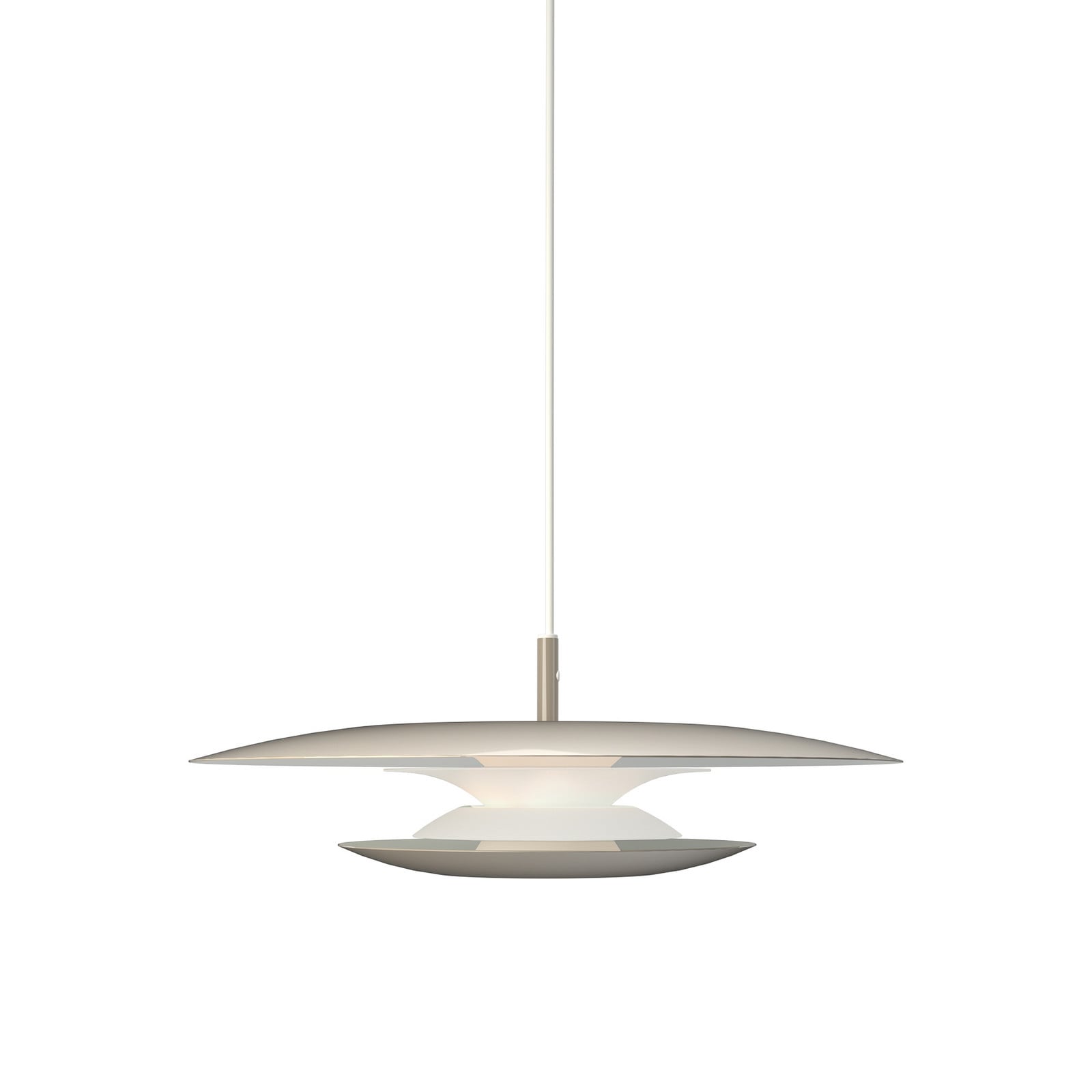 Eclipse hængelampe, Ø 43 cm, grå, metal, G9 Belid - Stue - Design - Med én lyskilde billede