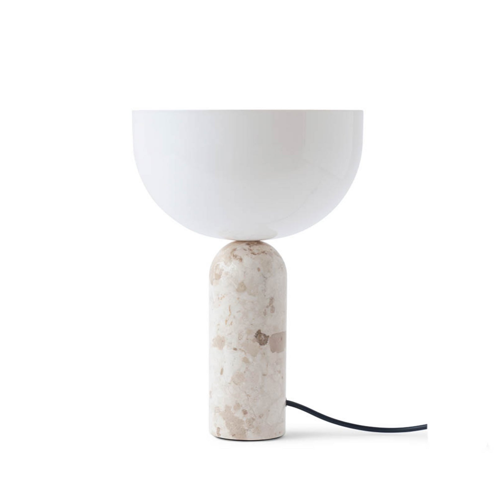 NEW WORKS bordslampa Kizu Small, beige, marmor, E14