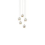 Hayley 5 Pendant Clear/Gold - Lucande