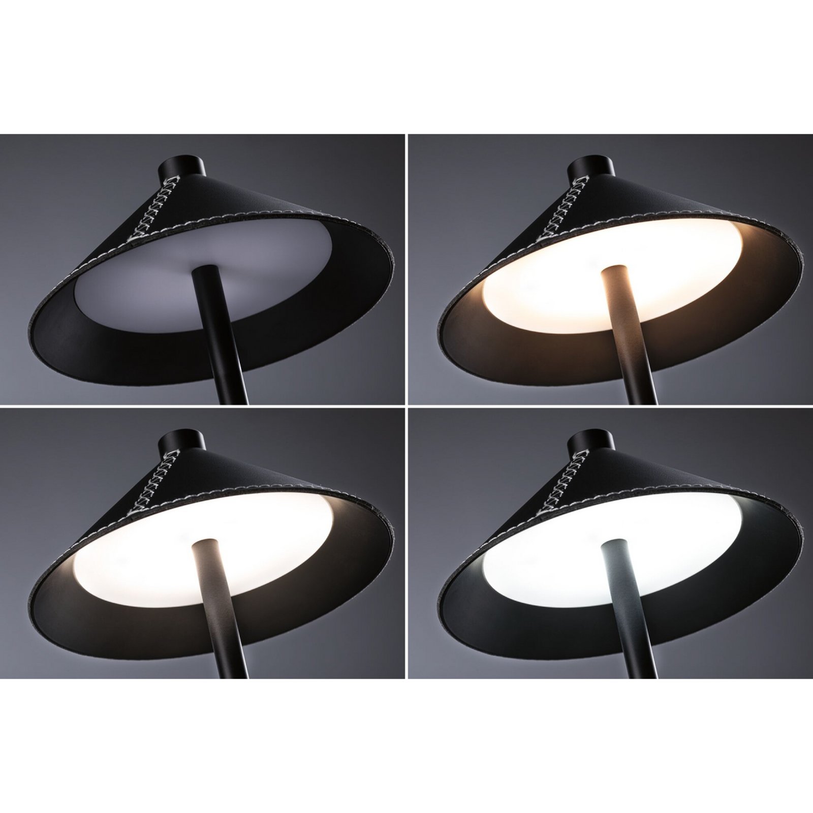 Prijenosna stolna lampa Pellini, mat crna - Paulmann Prijenosna stolna lampa Pellini, mat crna - Paulmann